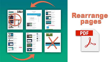 adobe acrobat pro rearrange pages|Reorder and organise PDF pages .